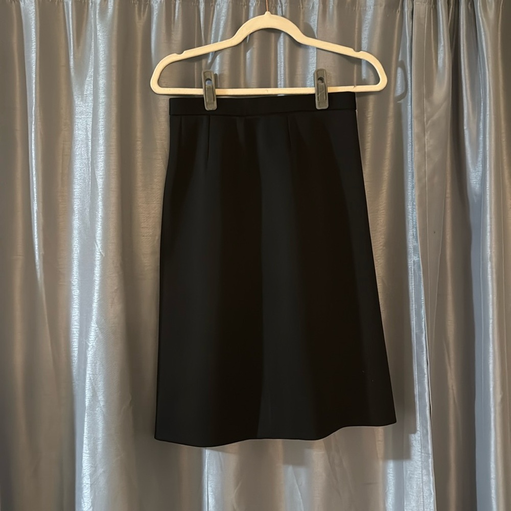Black A-Line Pencil Skirt